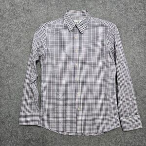 Todd Shelton Shirt Mens Purple‎ Button Up Preppy Casual *see Pics For Size